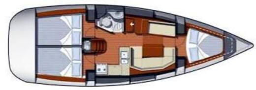 Sailboat Jeanneau SUN ODYSSEY 36 I PERFORMANCE Plan du bateau