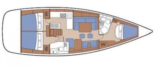Sailboat Beneteau Oceanis 46 Boat design plan