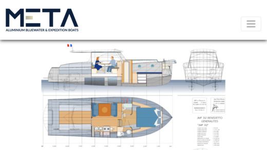 Motorboat META YACHT JMF 32 Boot Grundriss