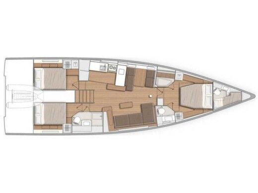 Sailboat  First 53 Boat design plan