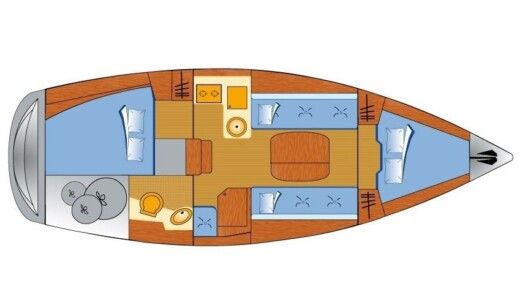 Sailboat Bavaria CRUISER 2006 boat plan