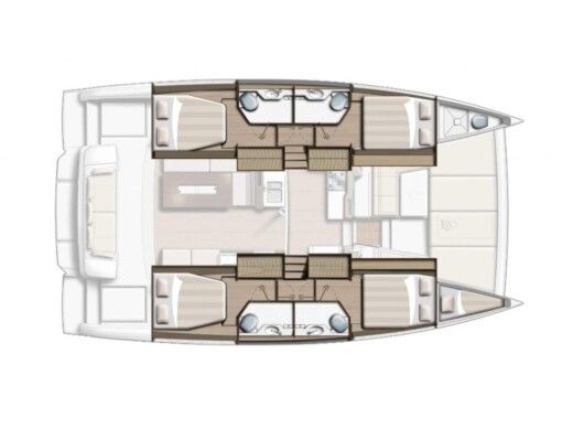 Catamaran  Bali 4.2 CAT boat plan