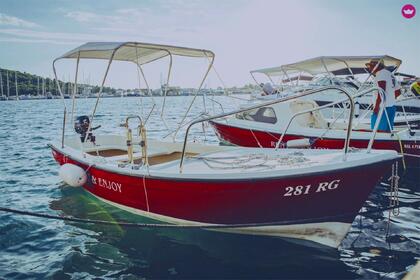 Rental Boat without license  Custom Built Traditional Croatian Pasara Rogoznica