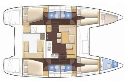 Hire Catamaran LAGOON 400 S2 Lefkada