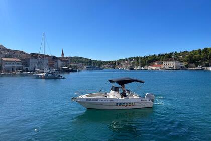 Charter Motorboat Bluline 19 Milna