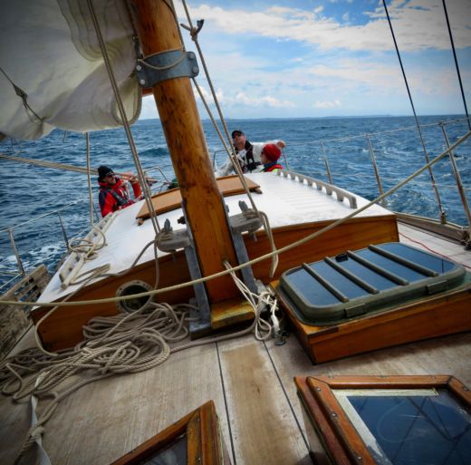 Pula Sailboat Cornish Crabber Pilot Cutter 30 alt tag text