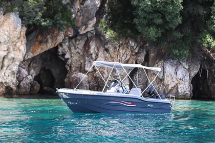 Hire Boat without licence  Storm 2023 Corfu