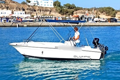 Rental Boat without license  OLYMPIC SX 490 Santorini