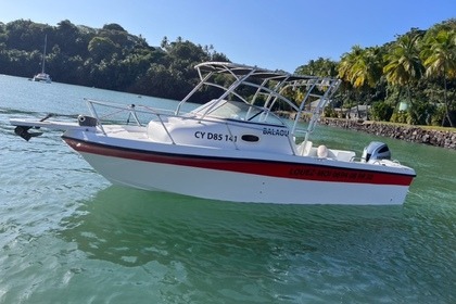 Location Bateau à moteur DEVRIES INTERNATIONAL ANGLER 220WA Kourou