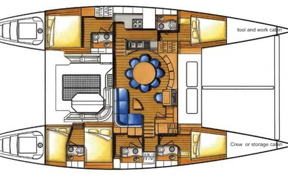 Location Catamaran Lagoon Lagoon 570 Tahiti