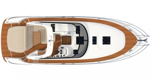 Motorboat Bavaria Odessey 37 Plano del barco