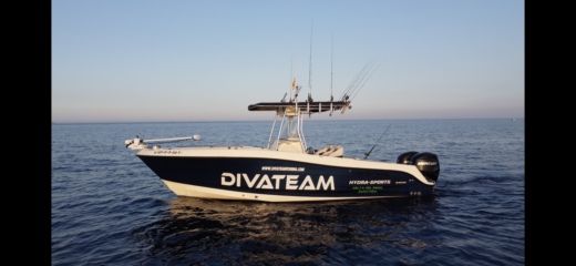 Motorboat Hydra Sports vector 2500cc Plattegrond van de boot