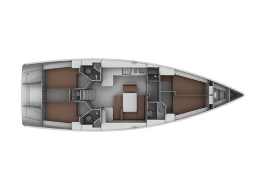 Sailboat BAVARIA 45 Cruiser Boat design plan
