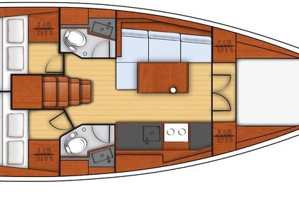 Charter Sailboat Beneteau Oceanis 38.1 Fethiye