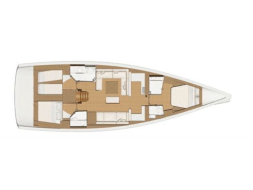 Sailboat DUFOUR 520 Grand Large Boat design plan