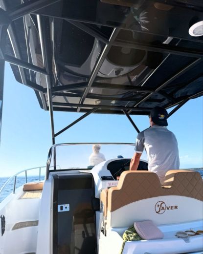 Es Trenc Motorboat Saver 750wa hardtop alt tag text