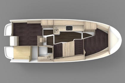 Alquiler Lancha  Nexus Revo 870 Prestige+ /2cab Węgorzewo