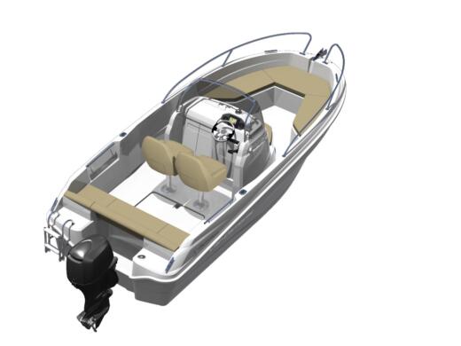 Motorboat Jeanneau Cap Camarat 5.5 Cc Boot Grundriss